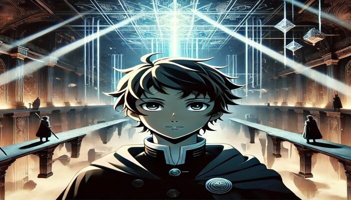 Illustration of Tanjiro standing in a dramatic Infinity Castle setting, symbolizing the powerful voice performances in Demon Slayer’s final arc