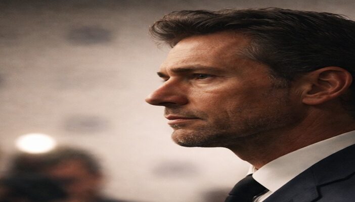 Liam Neeson speaking at a film event amid documentary narration controversy