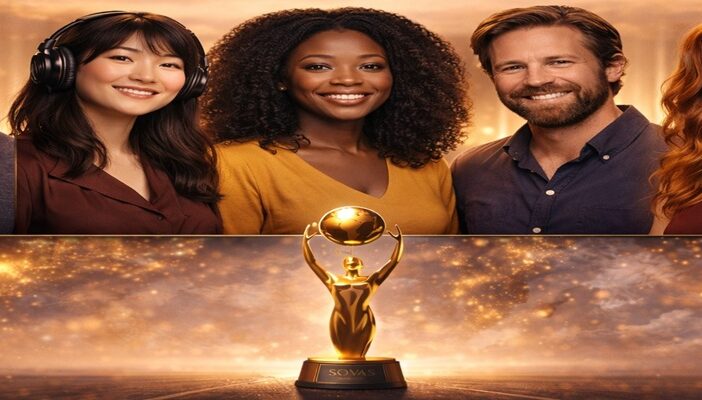 International voice actors recognized at the 2026 SOVAS Voice Arts Awards ceremony